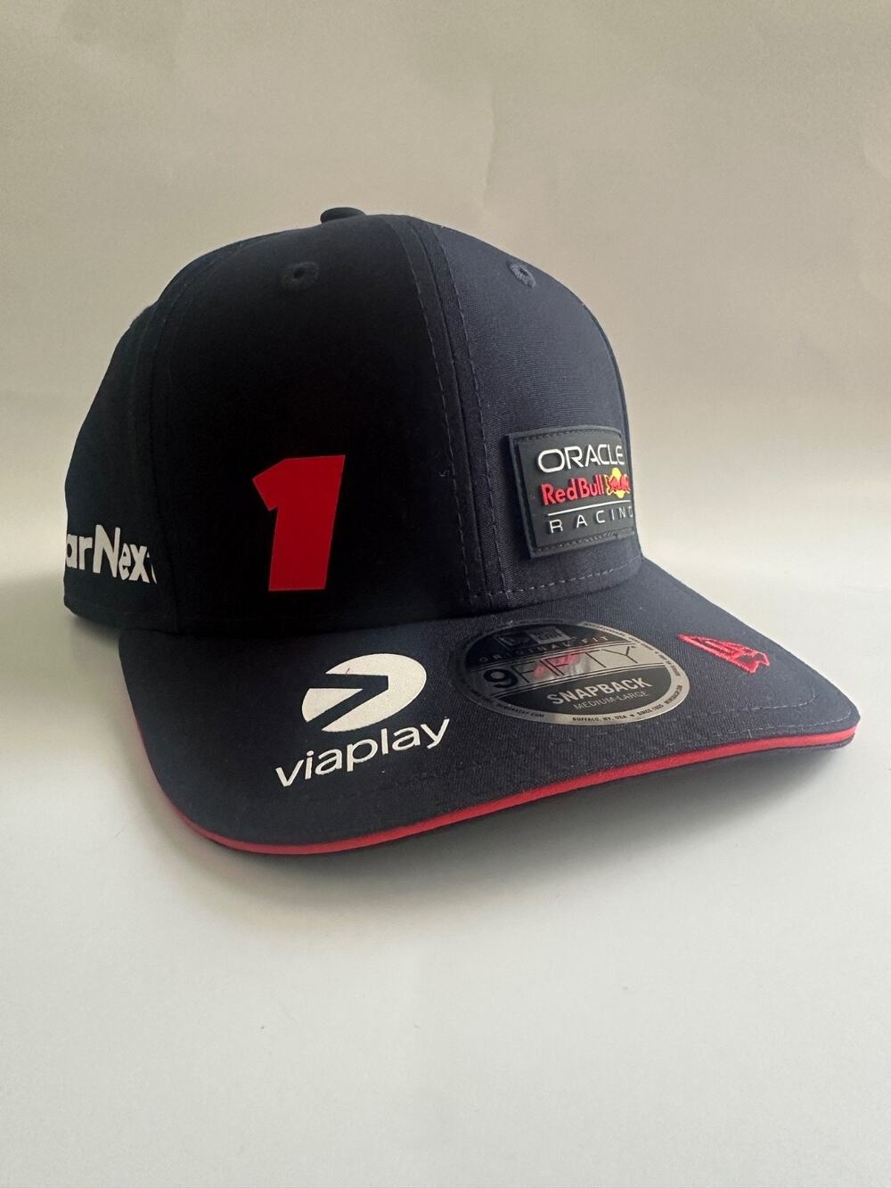 New Era Oracle Red Bull Racing Max Verstappen #1 9FIFTY Snapback Hat M/L NWT